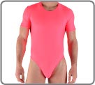 Intense fluorescent colour. Dancing T-bodystring, Body string round neck top...