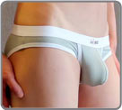 Beautiful construction for these briefs with a push-up effect pocket for a Size...