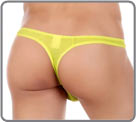 Classic-fit thong with high stretch. Very slight transparency...
