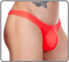 Classic-fit thong with high stretch. Very slight transparency...