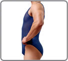 Matire agrable et extensible pour ce body slip semi-transparen. Pas ...