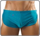 Running shorts, original underwear, open on the sides. Unlined front pouch...