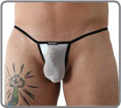 string ficelle microfibre homme