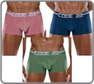 Set of 3 boxerbriefs (green, blue, pink), perfect to wear every day. They are a...