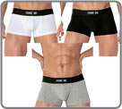 Lot de 3 boxers Basic (1 gris, 1 noir et 1 blanc) parfaits  porter au dans une...